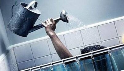 Shower heating before the procedure for growing a soda member