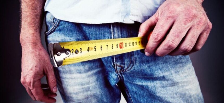 A man was able to enlarge his penis at home